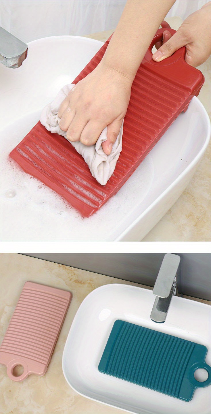 ELANE 9 Pcs Wash Board for Laundry Washboard for Hand Washing  Clothes,Travel Washboard for Laundry