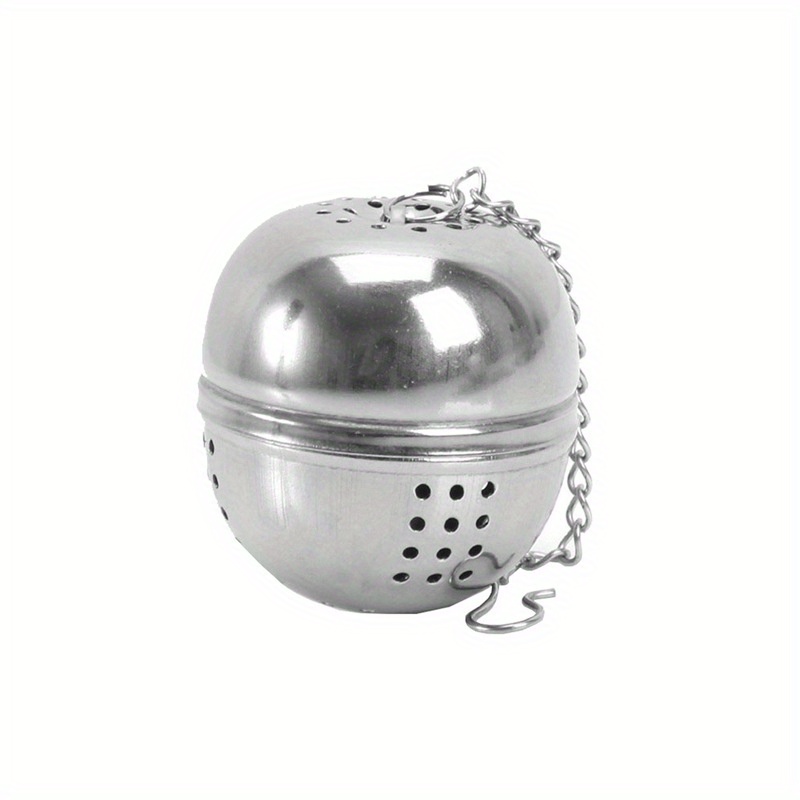 The Egg Stainless Steel Tea Ball Infuser with Drip Tray