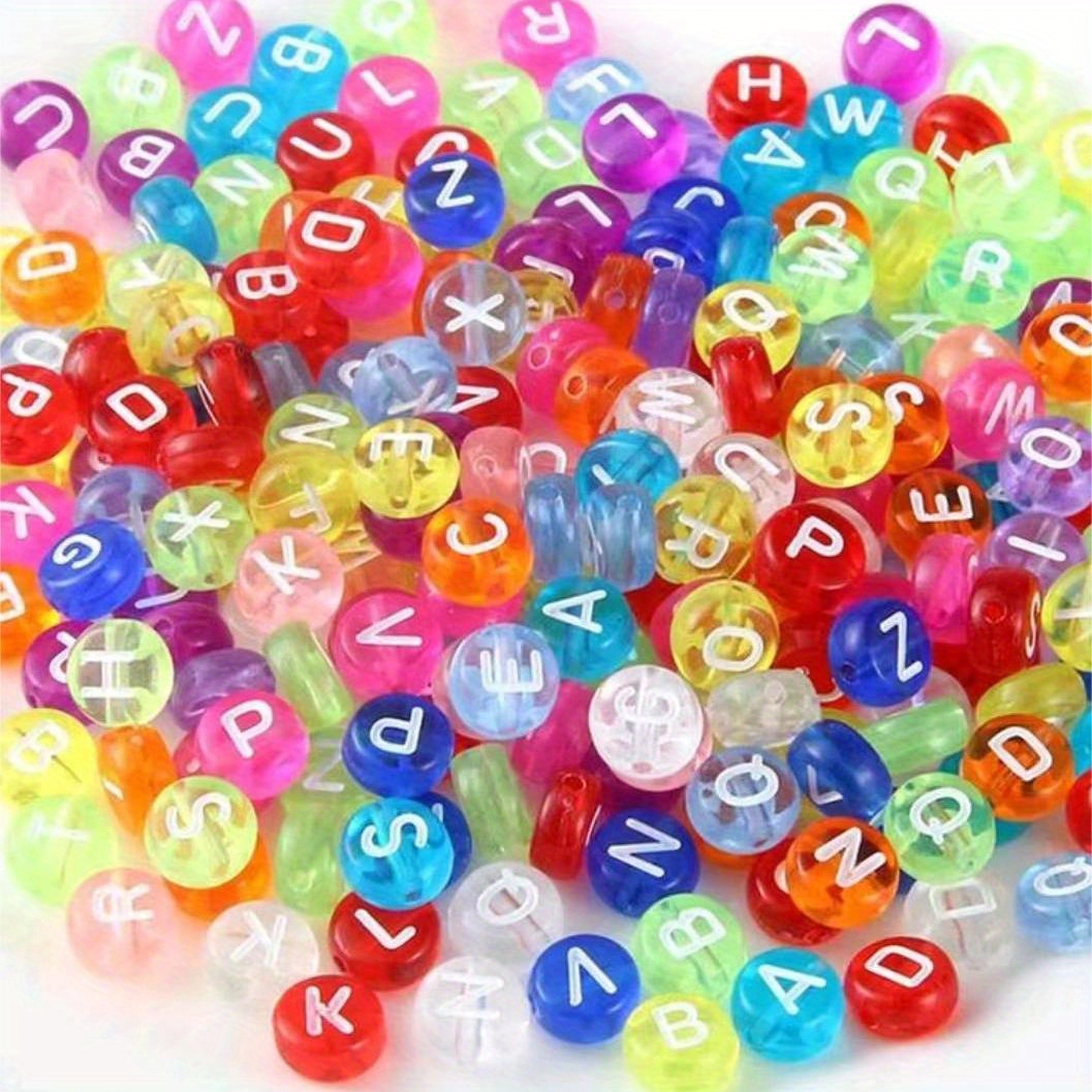 Candy Color Letter Beads To Encourage Positive Energy - Temu