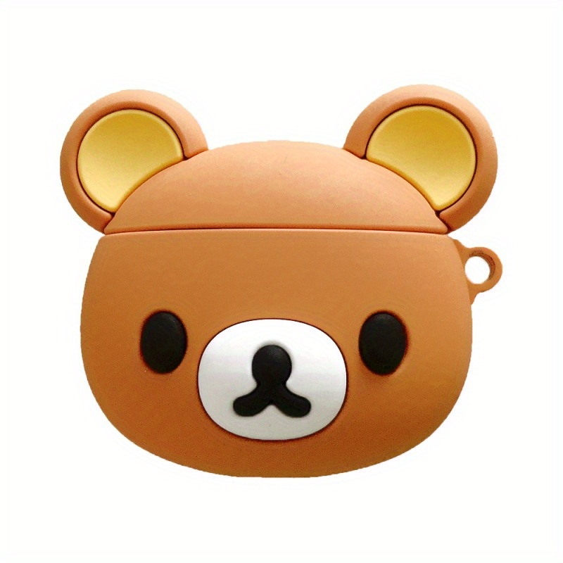 Silicone Protecting Cover Custom 3d Cartoon Bear Headset - Temu Canada