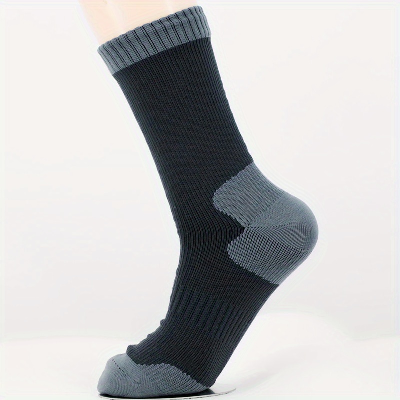  Calcetines impermeables superiores (1 par) calcetines  impermeables para hombres y mujeres, Mediano : Herramientas y Mejoras del  Hogar