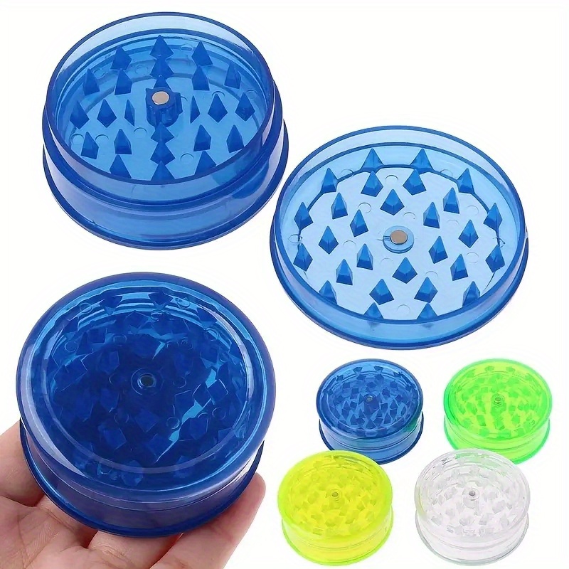 Round Shape Plastic Tobacco Grinder Herb Grinder Tobacco - Temu