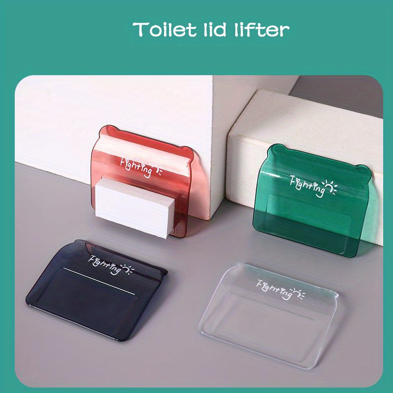 Toilet Sticky Lid Lifter Household Portable Clamshell Lid Temu