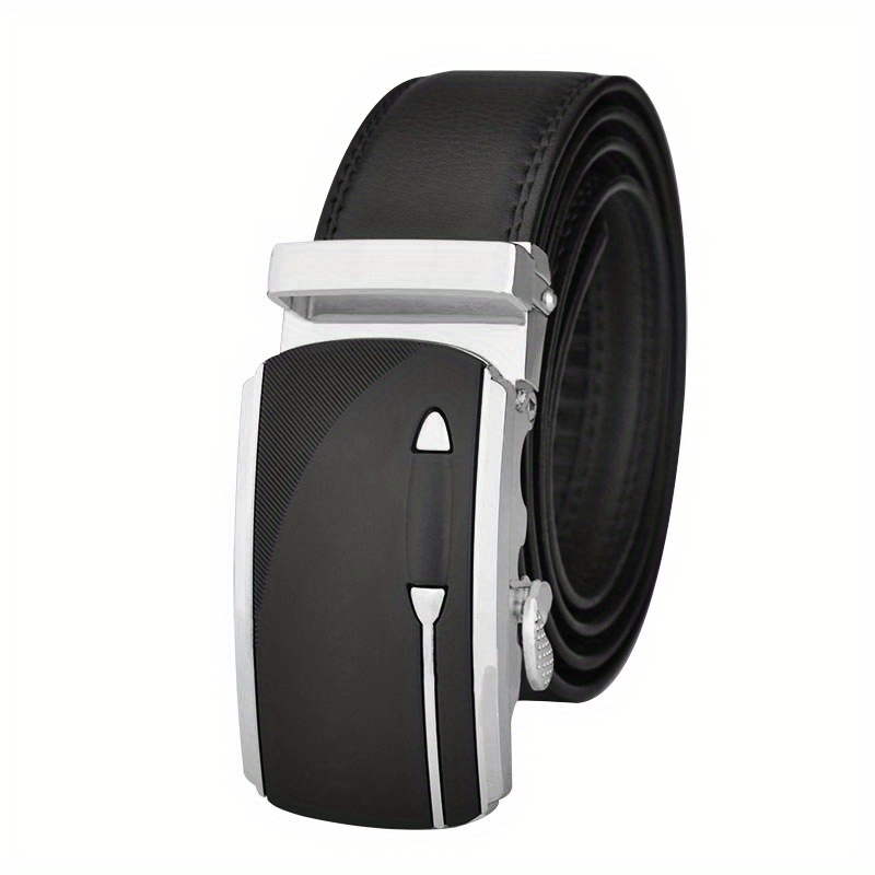 Men's Belt Leather Automatic Buckle Business Casual High-quality