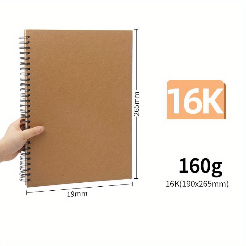 Tofficu 16k Sketchbook Drawing Sketch Pad Refillable Loose Leaf Notebook  Drawing Notepad Hardback Sketchbook Hardcover Sketchbook Sketch Book for