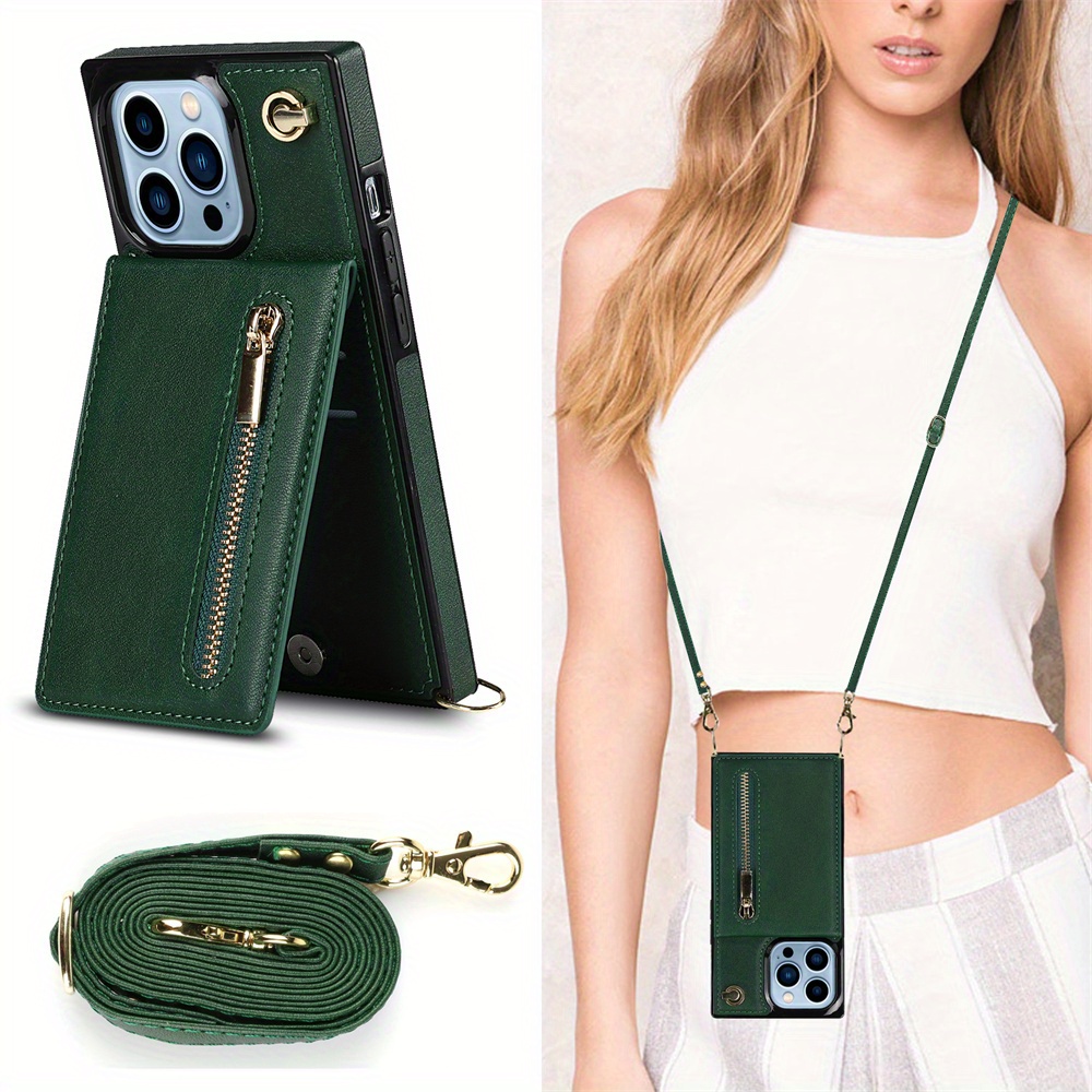 CROSSBODY] Louis Vuitton Back Wallet Case for iPhone 14 11 12 13 Pro Max 7  8 Plus Xs 13 Mini - Luxury Phone Case Shop