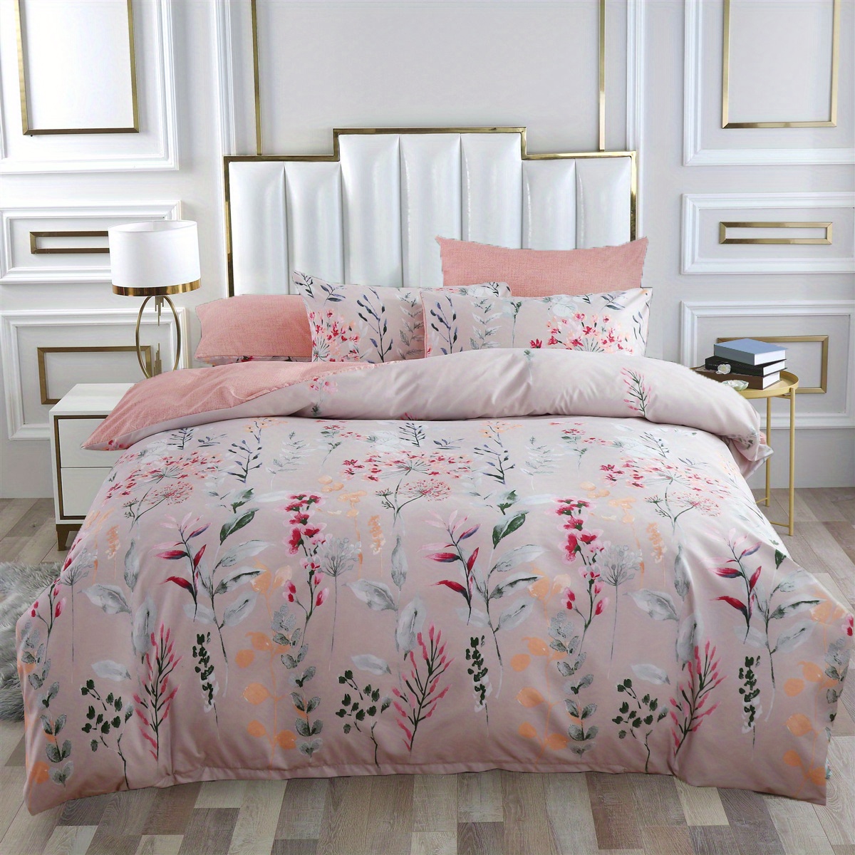 3pcs Soft and Breathable Flower Pattern Duvet Cover Set for Bedroom, Guest Room, and Dorm Decor - Includes 1 Duvet Cover and 2 Pillowcases (Core Not Included)