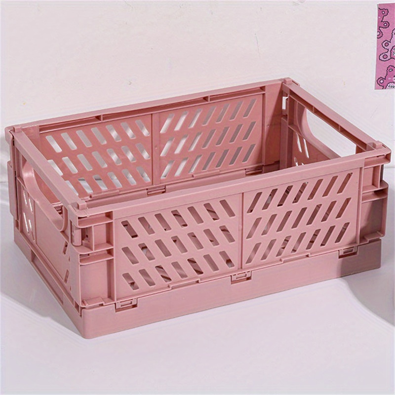 Large Capacity Desktop Storage Box Plastic Organizer Stackable Storage Basket