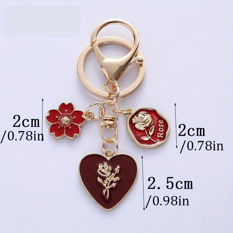 Strawberry Shape Keychain Girls Women Valentine's Day Gift - Temu Australia