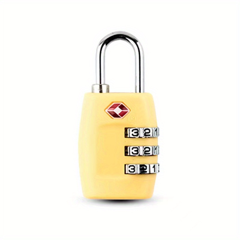 3-digit Tsa335 Customs Combination Padlock, Luggage Locks Suitcase Lock  With Code Safe Lock For Gym Locker Travel Backpacks Password Lock Various  Colors Tsa Approved Locks For Gym, Cabinet, Suitcase, Drawer Baggage,  Backpack