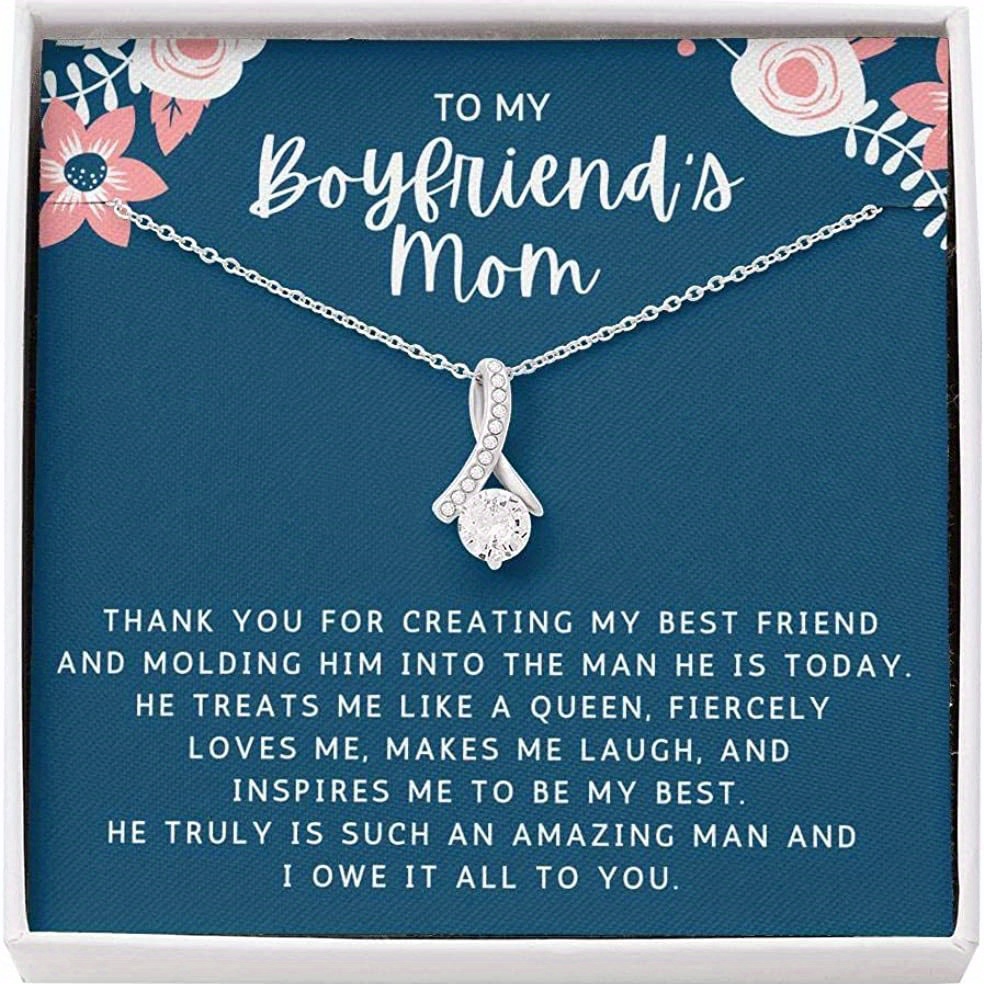  Cute Birthday Mother's Day Message Card Necklace Gift