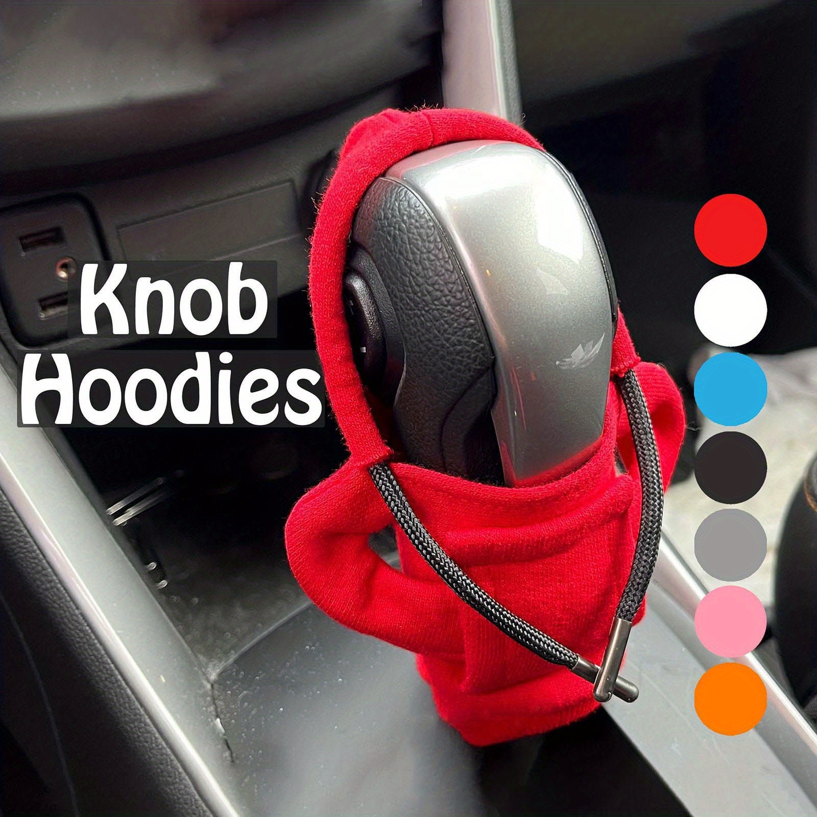Car Gear Handle Cover Gear Handle Decoration Knob Hoodie - Temu