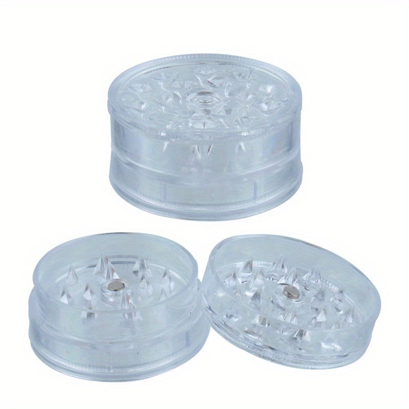 Round Shape Plastic Tobacco Grinder Herb Grinder Tobacco - Temu