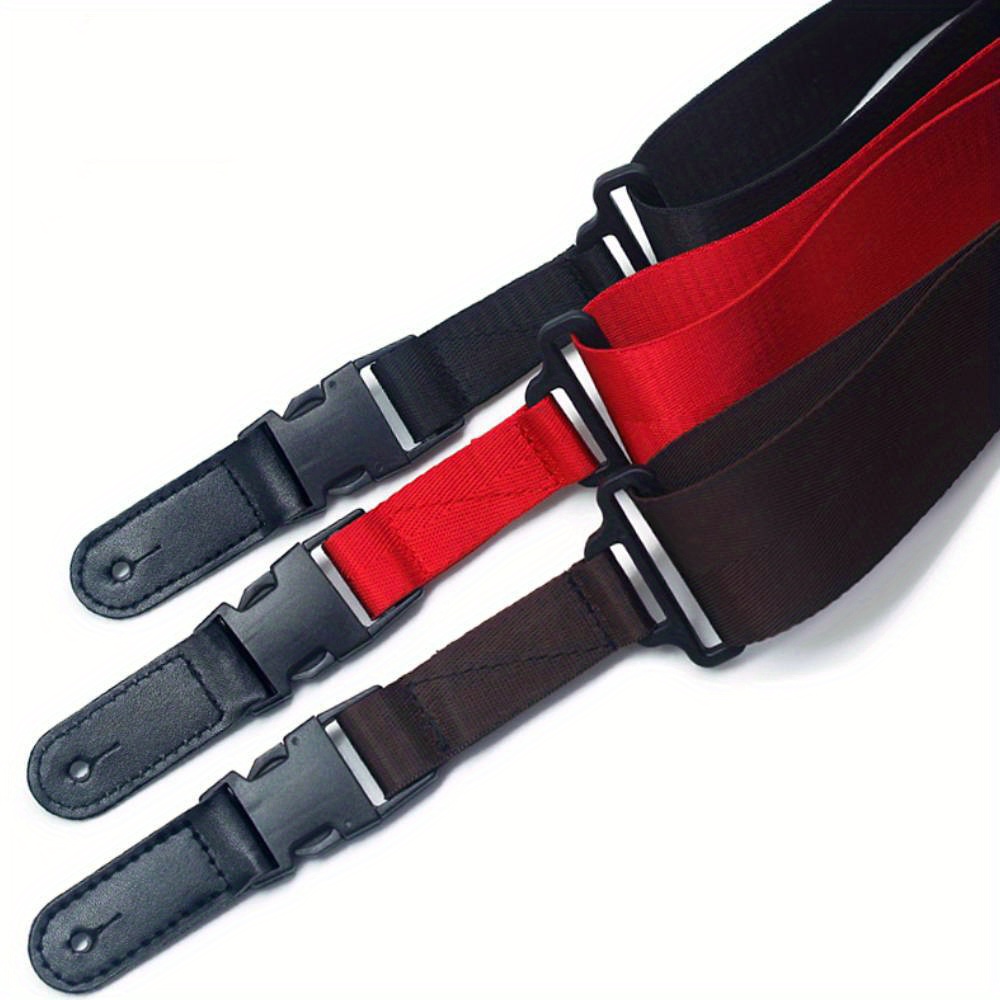 Comfortable Nylon Guitar Strap Folk Electric Guitars Temu