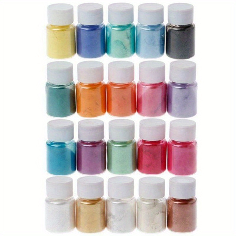 MYA 4 Pcs Pigment Resine Epoxy Bijoux en Résine De Couleur Mélangée Faisant  De Bricolage Faisant Un Matériau Époxy en Cristal