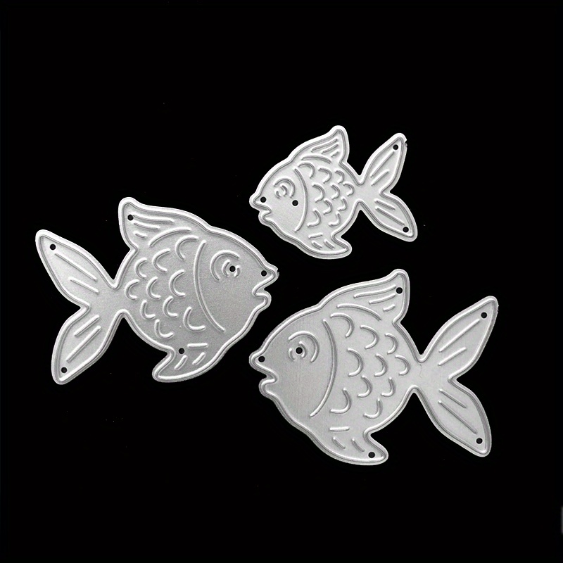 Fish Metal Die Cuts,Cutting Dies for Card Making Clearance,Embossing Dies  for Scrapbooking, DIY Album Paper Cards Art Craft Decoration