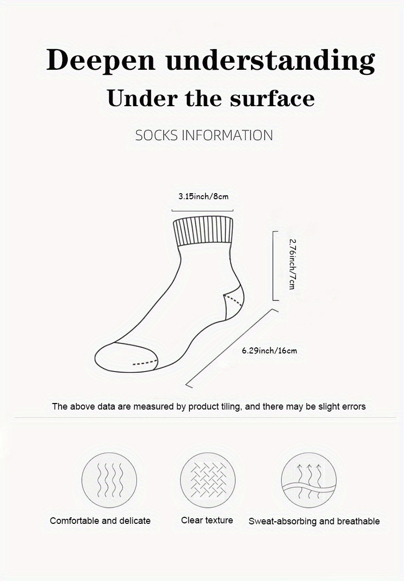cartoon-print-socks-comfy-cute-textured-short-socks-women-s-temu-norway