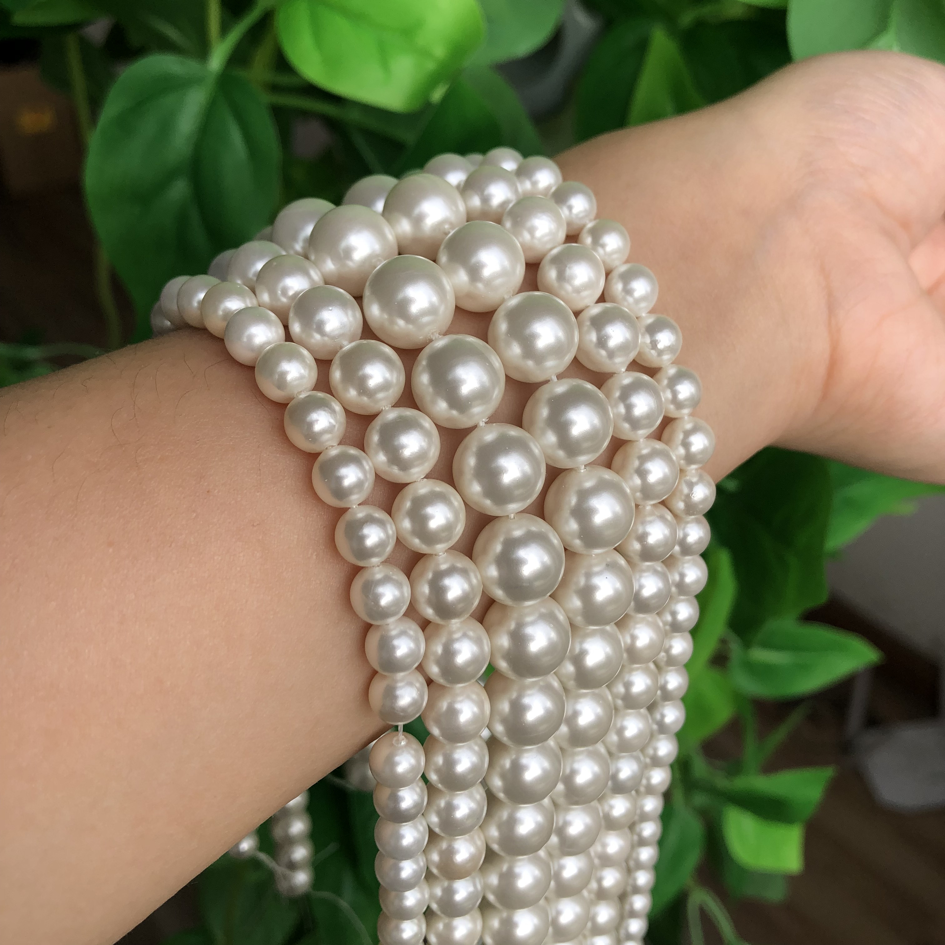 Small Shell Beads Bracelet, Jewelry Natural Shell Pearl