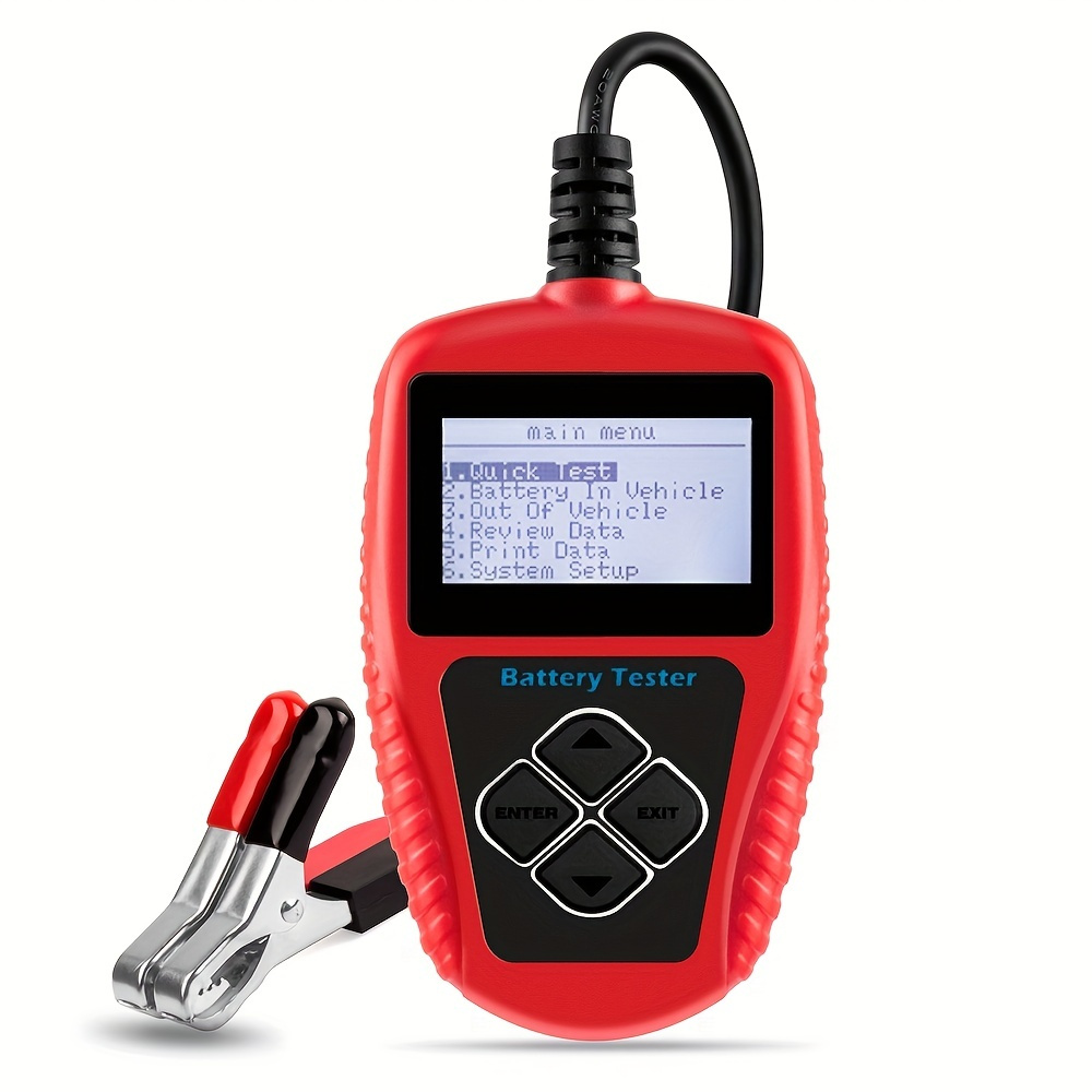 Ba101 Car Battery Tester 12v 100 2000cca Battery System Detect Auto