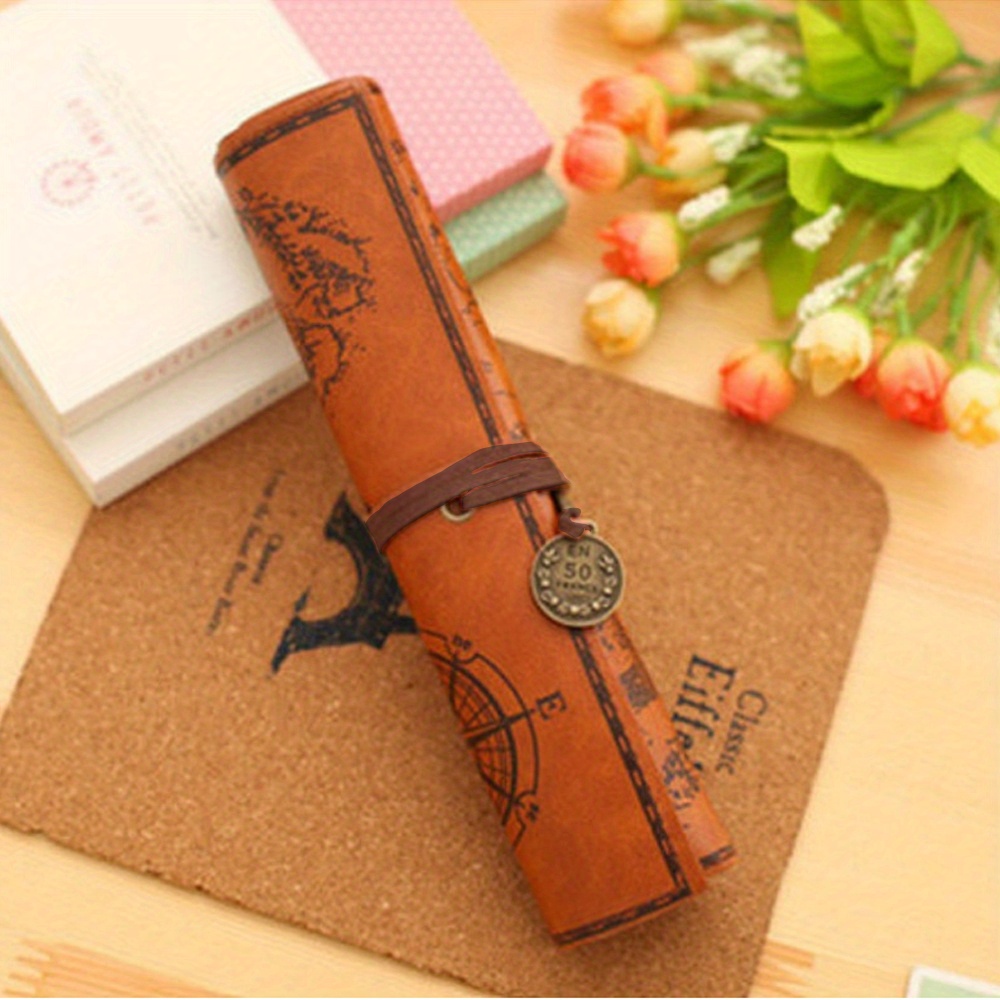 Creative Vintage Pu Leather Artistic Ins Women Simple High-End