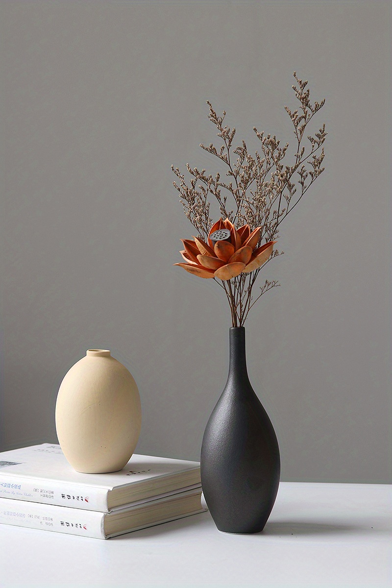 Modern Ceramic Vase Boho Matte Pampas Flower Vases Temu