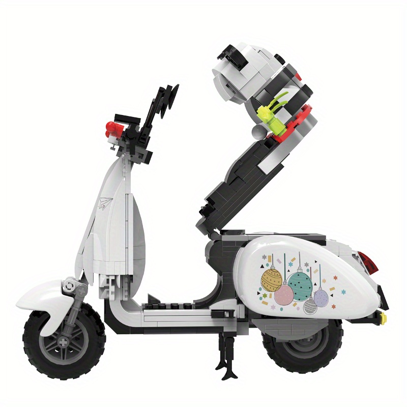 Mini Pedal Electric Bike Building Blocks Tide Play Temu United Kingdom