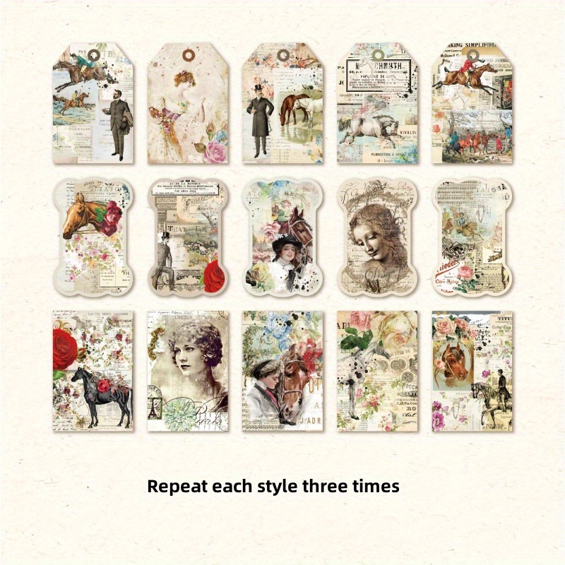 Time and Past Event Series Vintage Stickers