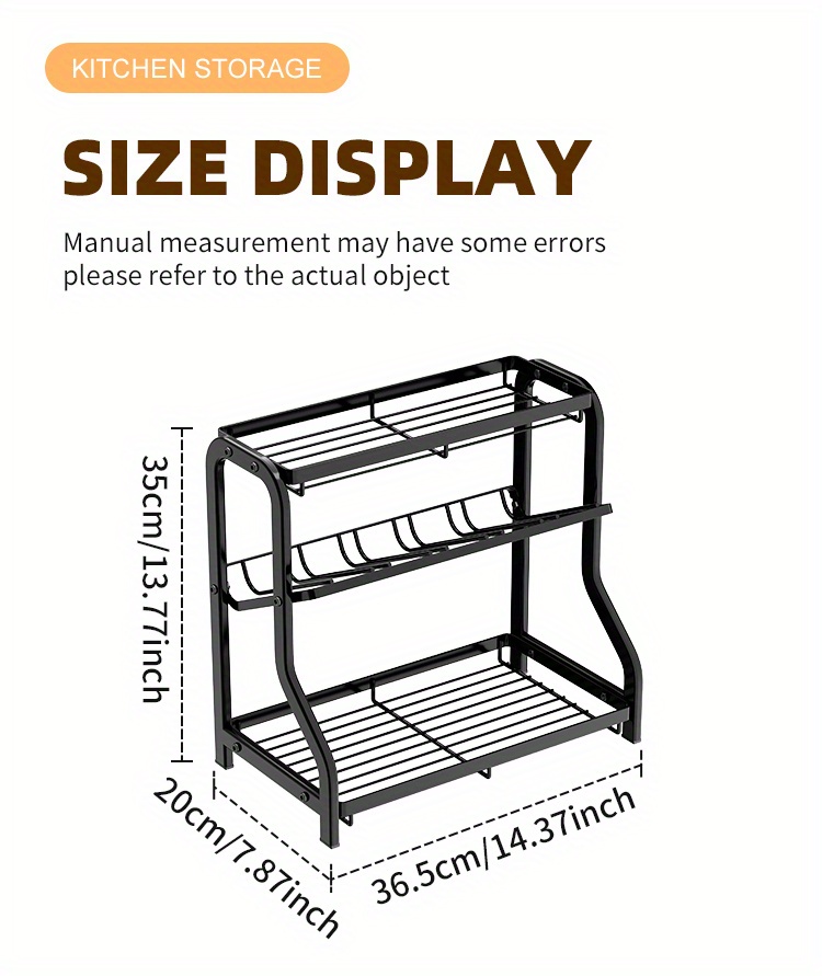 1pc Organizzatore Spezie Piano Lavoro Scaffale Organizer - Temu Italy