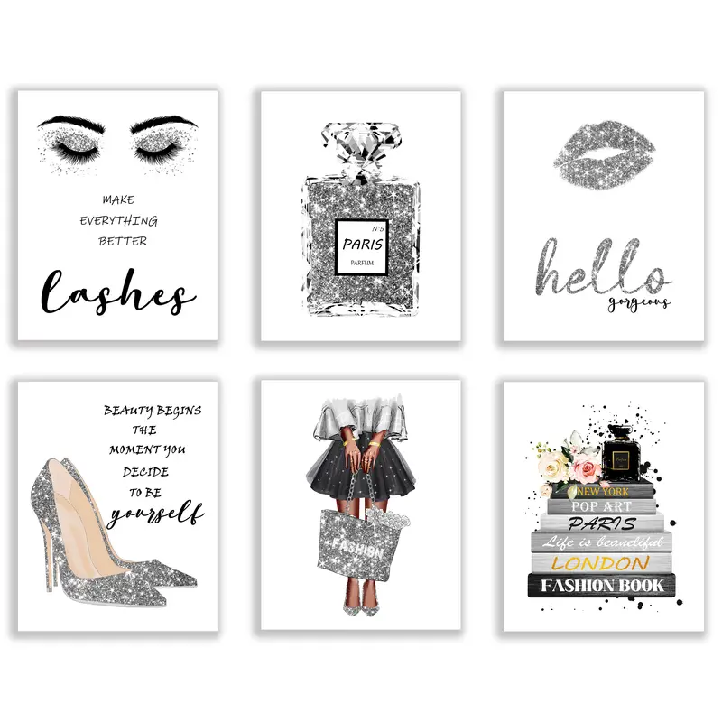 Buy Fashion Quote Decorative Book Set, Beauty Begins the Moment