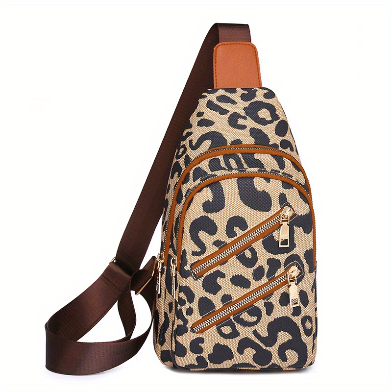 Animal print best sale sling bag