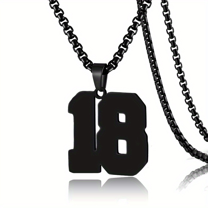 Number on sale 18 necklace