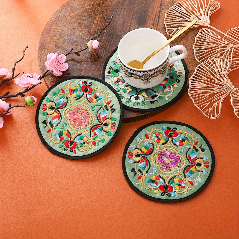 Creative Teapot Mat Teacup Mat Bamboo Mat Insulation Tea Mat