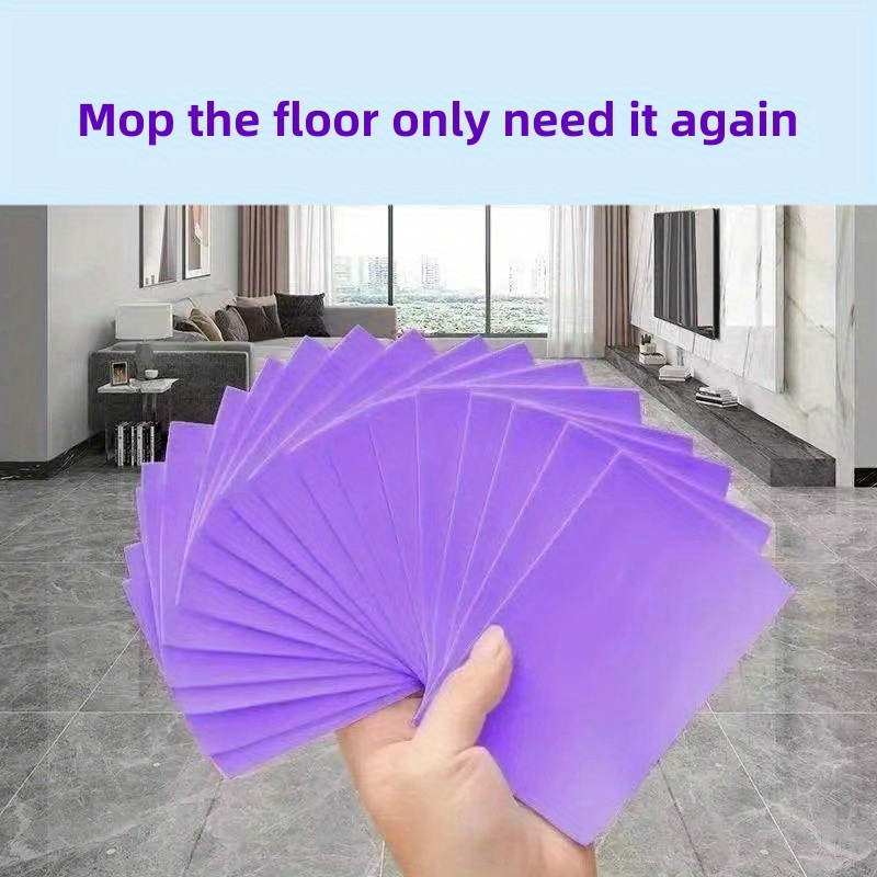 120 pack   non electric floor surface cleaning sheets powerful   for living room kitchen bathroom furniture tile wood floors antibacterial water soluble no battery needed details 5