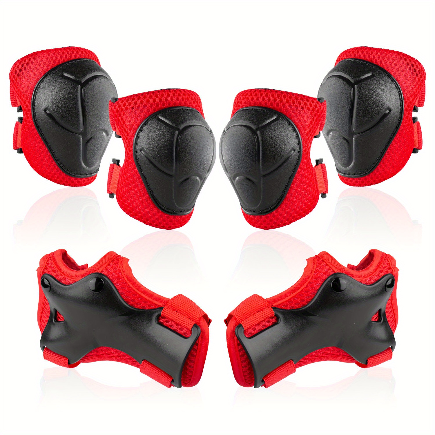 Nhh 6 in Ski Elbow And Knee Skating Pads With Wrist Guard - Temu