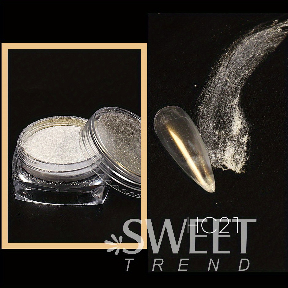 Pearl Shell Powder Aurora Iridescent Nails Powder - Temu United Arab  Emirates