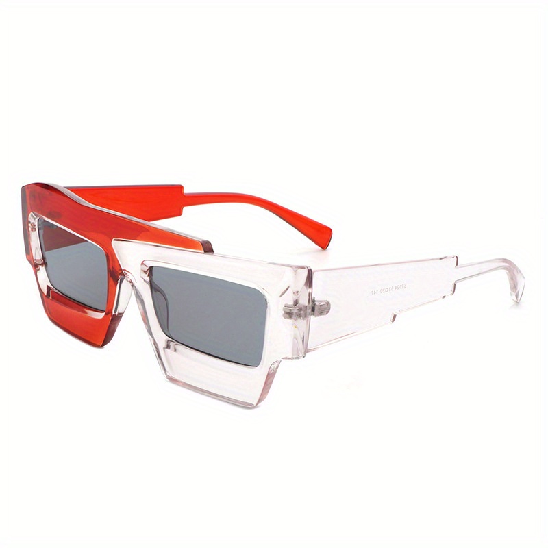 Y2K Irregular Frame Sunglasses Block Glasses UV400