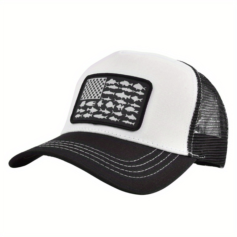 Fruit Pattern Patch Baseball Cap Mesh Trucker Hat