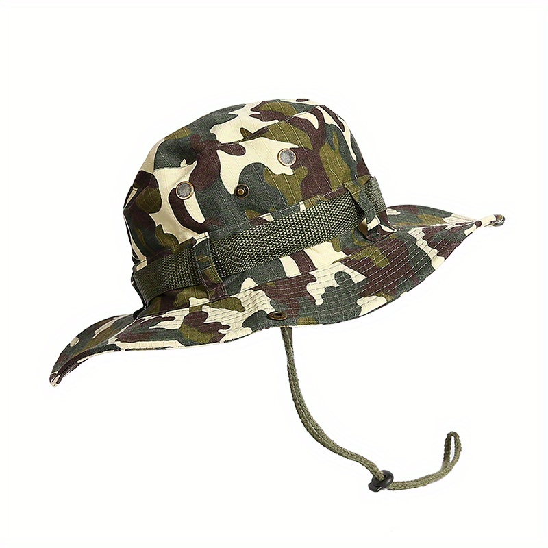 Bucket Hat Wide Brim Uv Protection Sun Hat Safari Outdoor Hats