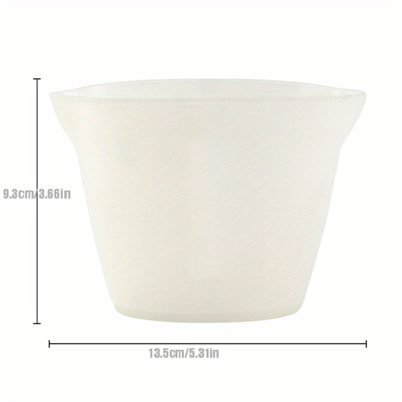Measuring Cups - 2 Pcs Non-stick Silicone Measuring Cup Easy-Clean 1 Cup  Measuring Cup (8 oz) - Reusable Mixing Cup for Cooking, Resin Mixing,  Jewelry
