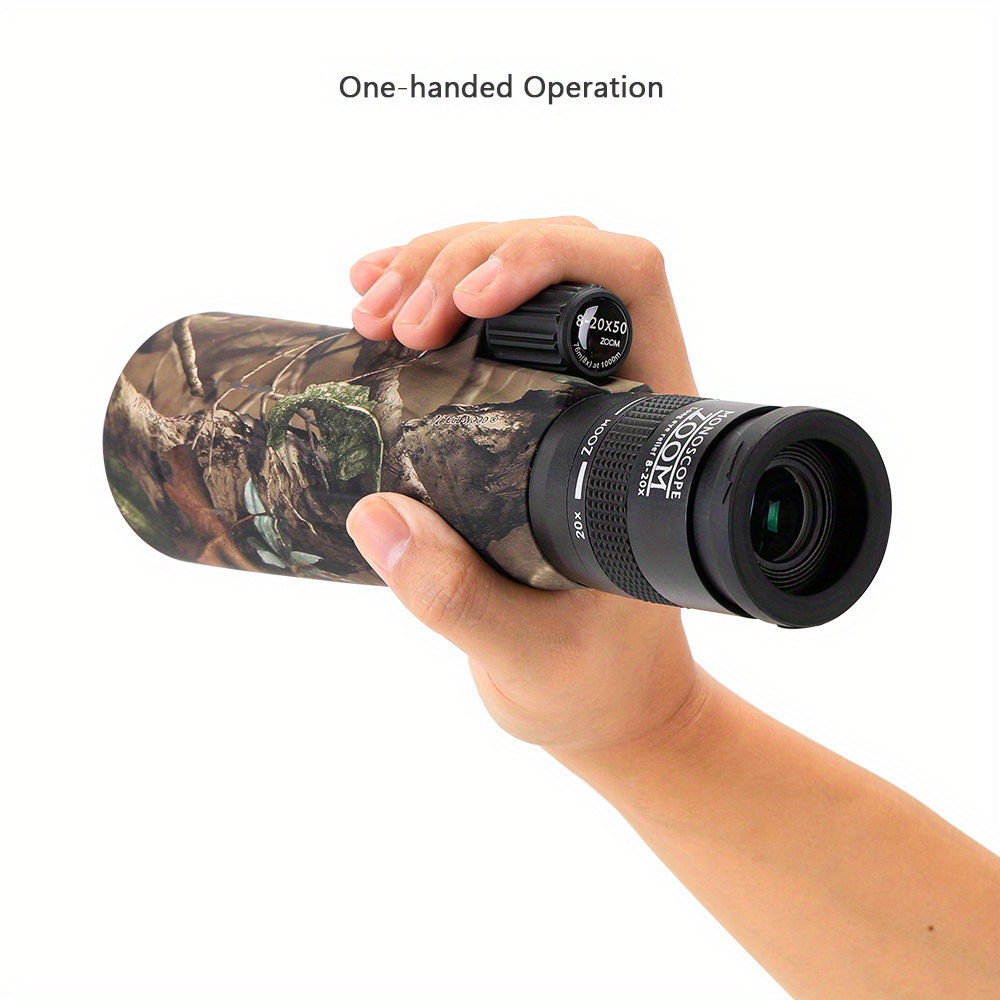 wg11 zoom monocular telescope camera 8 20x50 high quality zoomable monocular waterproof monoculars for animals watching details 5