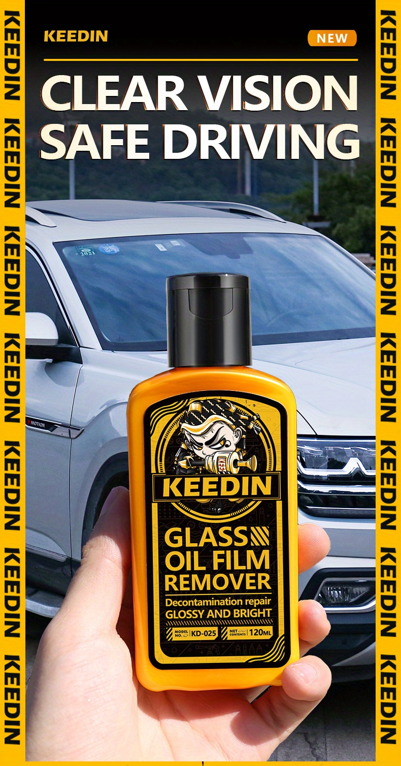 Car Glass Oil Film Removing Paste Clean Polish Spray For Car