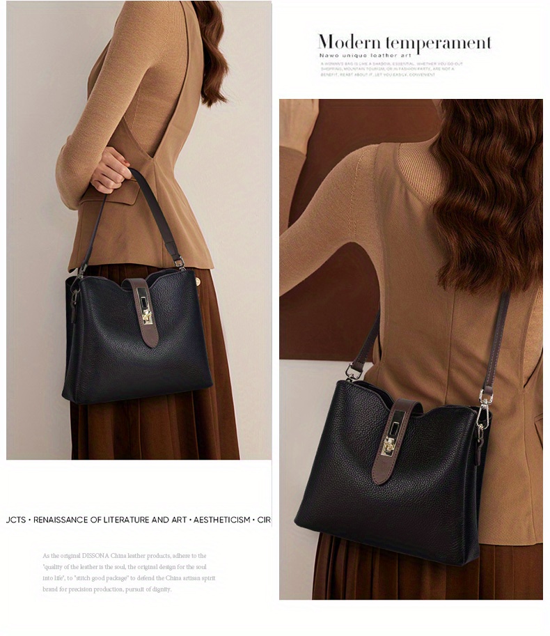 Dissona women's genuine leather handbag one shoulder bag