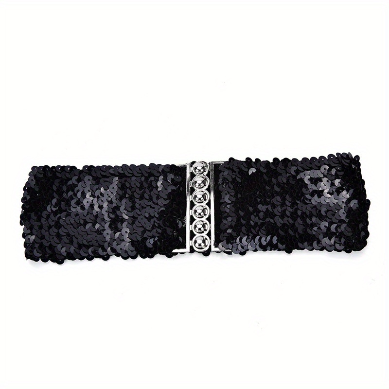 1pc Women's Elastic Wide Waist Belt With Stylish Design, Perfectly Matches  With Any Outfit