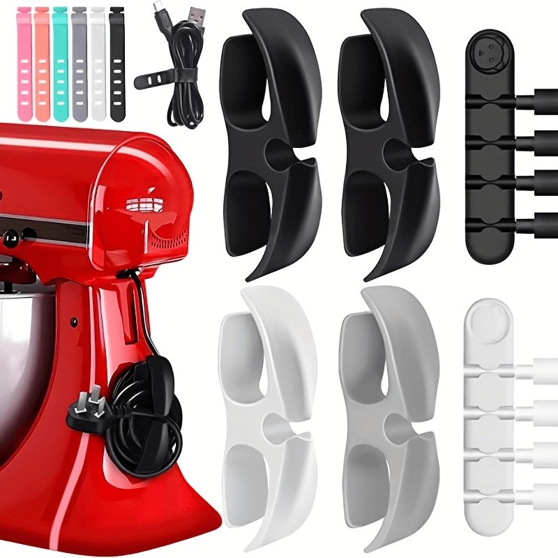 Cord Organizer For Kitchen Appliances Kitchen Gadgets Cord Winder Wrapper  Keeper Holder Cable Organizer For Small Home Appliances Stick On Coffee  Maker, Air Fryer, Mixer, Toaster - Temu