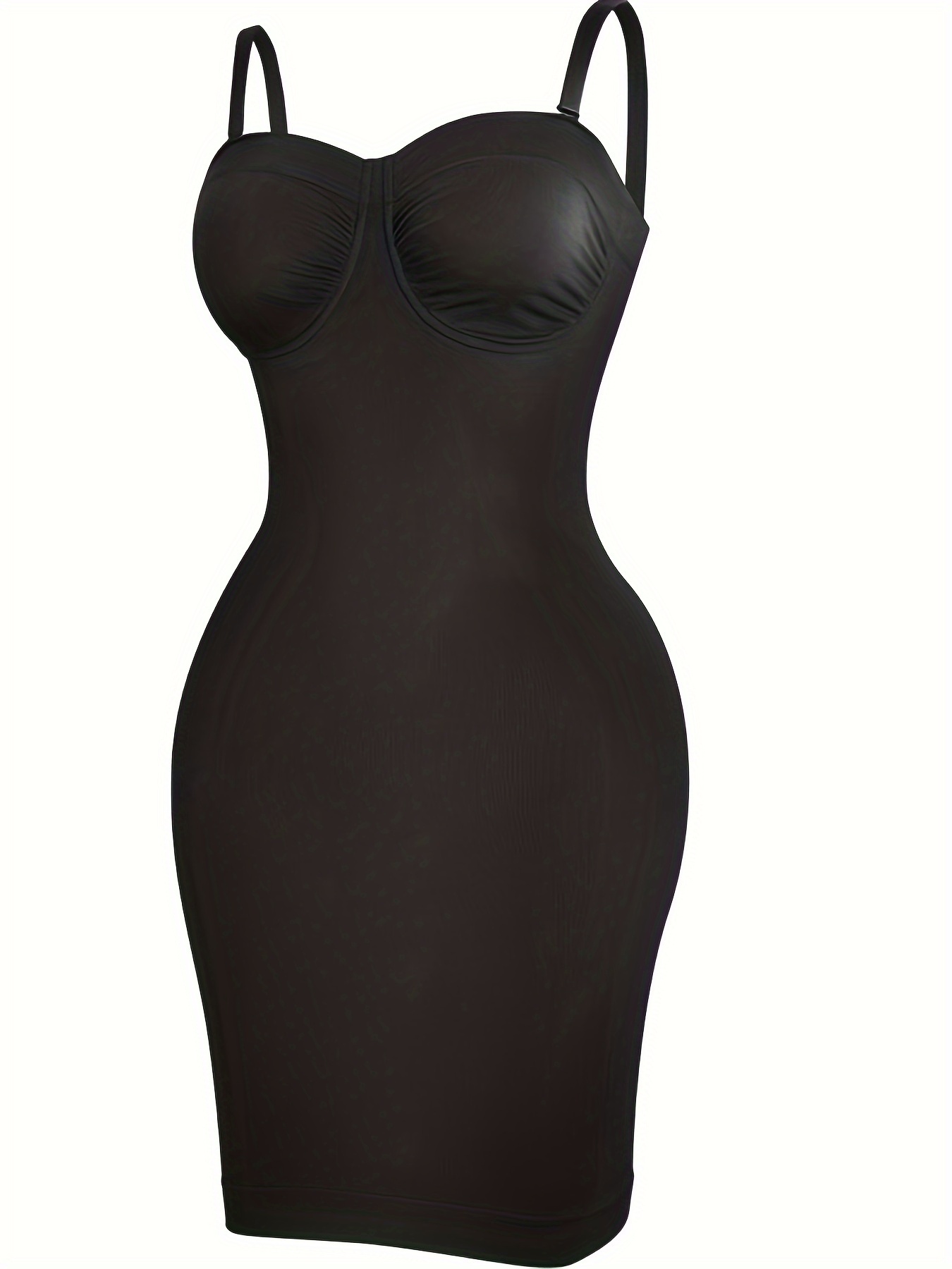 Vaslanda Strapless Shapewear Slip for Women Tummy Control Seamless Full Body  Shaper Under Dress Slip 
