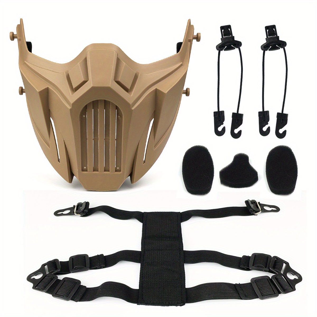 Toonol Protective Half Face Mask Outdoor Game Masks Tactical Mask for  Tactical Action Games