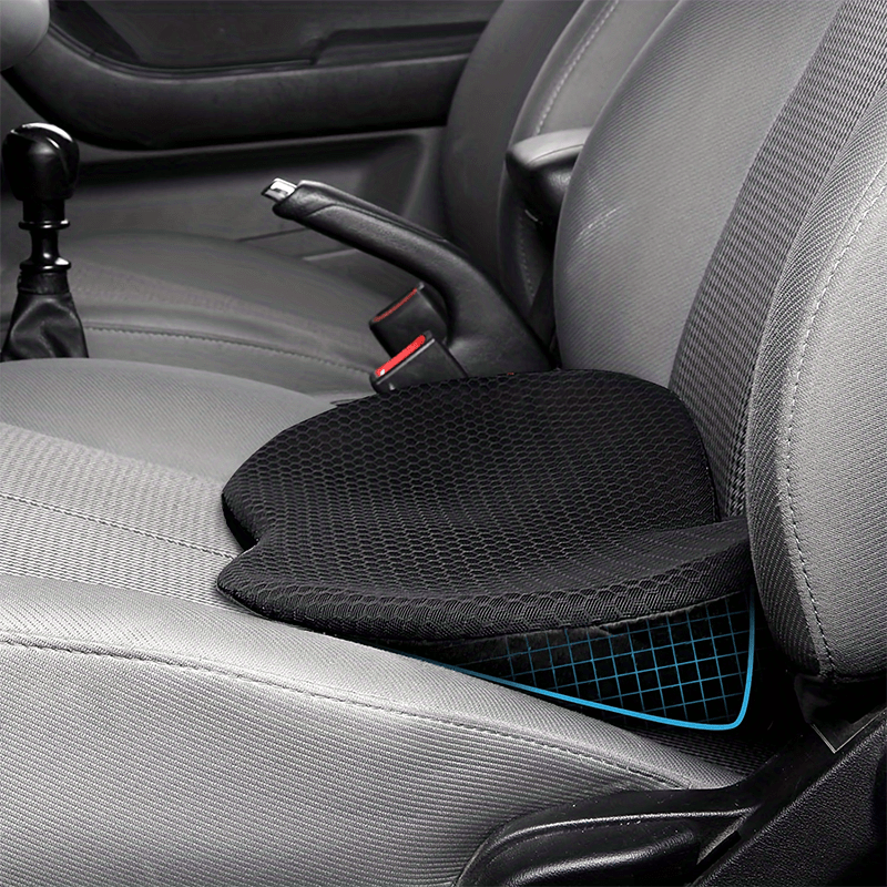 Stalwart Memory Foam Car Seat Cushion Pad (Black)