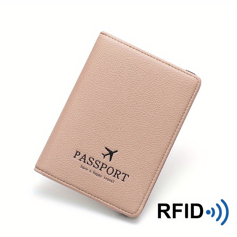 New Passport Holder Passport Wallet Rfid Blocking For Men And Women Designer  Passport Cover - Temu Germany