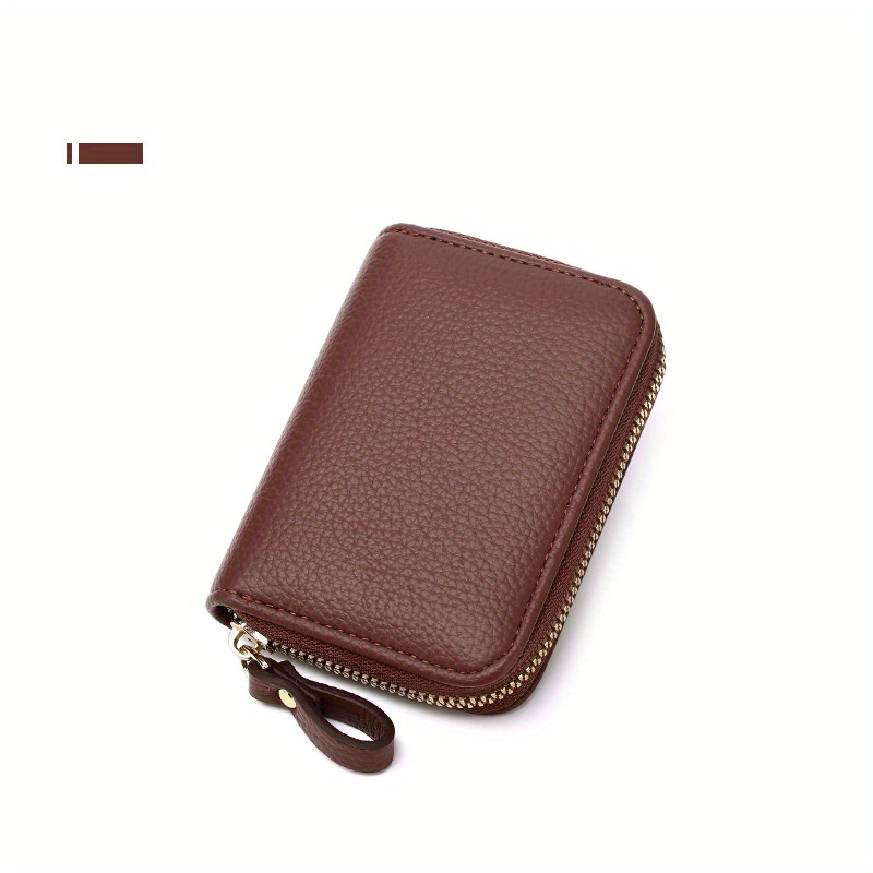 Men's RFID Blocking Card Bag Zipper Holder