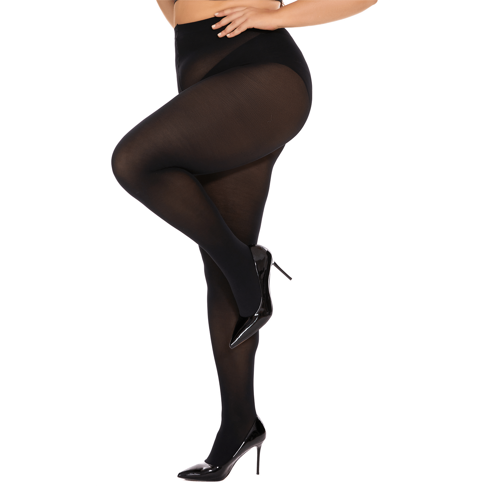 CAT & DEER Ultra-Relaxed Plus Size Pantyhose with Subtle Anti-Slip Sole for  Various Body Shapes (Medium, Black) : : Clothing, Shoes &  Accessories